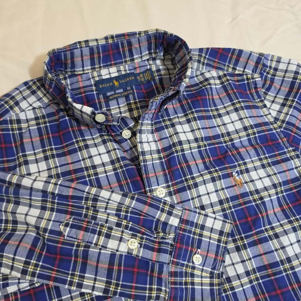 Ralph Lauren Plaid Button Down Shirt L/G (14-16)